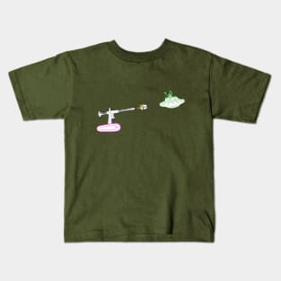 Tank vs UFO, Pinball War Kids T-Shirt